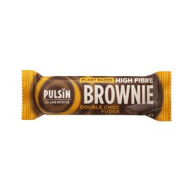Pulsin Enrobed Double Chocolate Dream High Fibre Brownie 35g