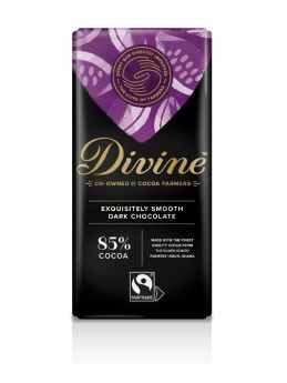 Divine FT 85% Dark Chocolate 90g-single