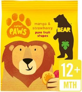 Bear Mango & Strawberry Safari Paws 20g (5's)