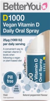 Better You DLux1000 Vegan Vitamin D Daily Oral Spray 15ml