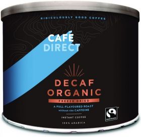 Cafédirect Fair Trade & Organic Decaffeinated Freeze Dried Instant Coffee (Catering) 500g