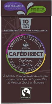 Cafédirect Fair Trade Explorers Collection Coffee Pods 5.3g (10's) 