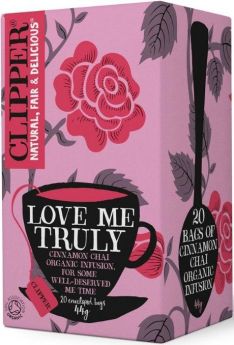 Clipper Organic Love Me Truly (Cinnamon Chai) Infusion Enveloped Tea Bags 44g (20's)