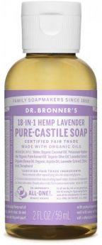 Dr Bronner Lavender Pure-Castile Liquid Soap 60ml