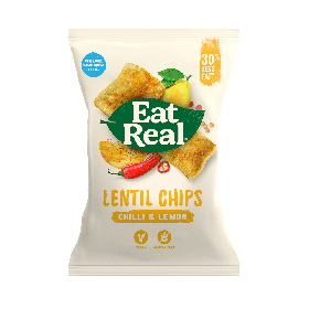 Eat Real Chilli & Lemon Lentil Chips 22g