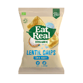 **Eat Real Organic Sea Salt Lentil Chips 100g