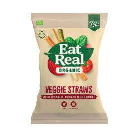 **Eat Real Organic Sea Salt Veggie Straws 100g