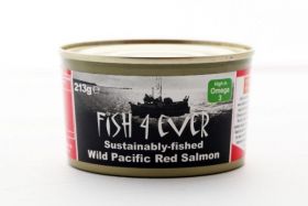 Fish 4 Ever WIld Wild Pacific Red Salmon 213g