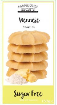 Farmhouse Biscuits Sugar Free Viennese Shorties 150g