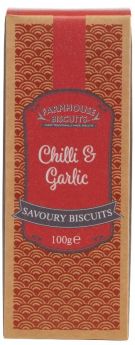 Farmhouse Biscuits Savoury Chilli & Garlic 100g
