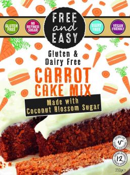 Free & Easy Carrot Cake Mix - Coconut Blossom Sug 350g