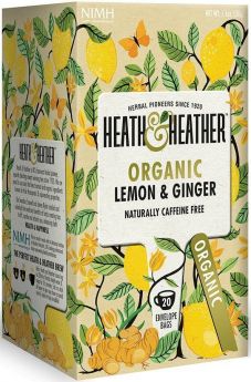 Heath & Heather ORG Lemon & Ginger Tea 30g (20s)