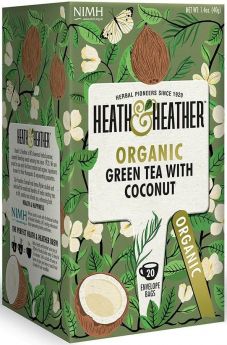 Heath & Heather ORG Green & Coconut Tea 40g (20s)