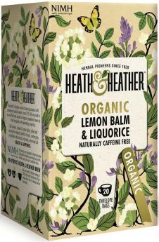 Heath & Heather ORG Lemon Balm & Liquorice Tea 30g (20s)