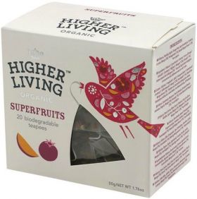 Higher Living ORG Superfruits Teapees 50g (20's)