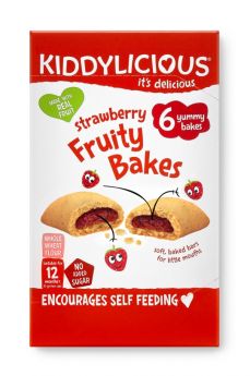 Kiddylicious Strawberry Fruity Bakes 132g (6's)