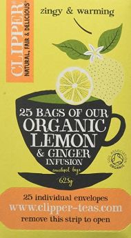 Clipper Tea Lemon & Ginger Inf 25's