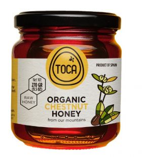 Mieles Anta  TOCA Organic Chestnut honey 270g