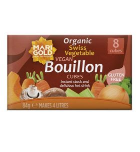 Marigold ORG Bouillon Regular Cube Red Vegan GF 8's