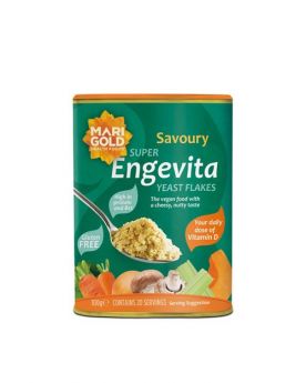 Marigold Super Engevita Vit D B12 Yeast Flakes 100g