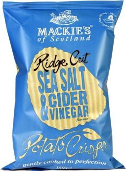 Mackie's Ridge Sea Salt & Vinegar Potato Crisps 150g