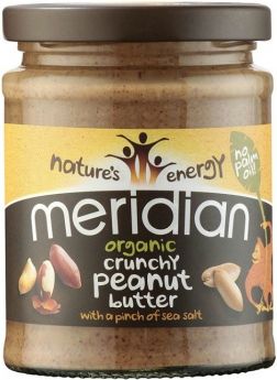 Meridian ORG Crunchy Peanut Butter with Salt 280g