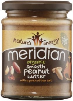 Meridian ORG Smooth Peanut Butter with Salt 280g