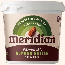 Meridian 100% Smooth Almond Butter 1kg-Case of 6