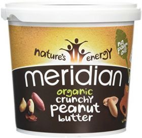 Meridian ORG 100% Crunchy Peanut Butter 1kg-Case of 6