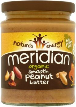 Meridian ORG 100% Smooth Peanut Butter 280g-Case of 6