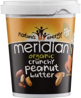 Meridian Organic 100% Crunchy Peanut Butter 470g