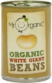 Mr Organic Giant White Beans (butter beans) 400g