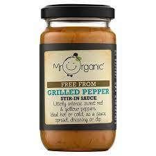Mr Organic Grilled Peppers Stir In Sauce 190g