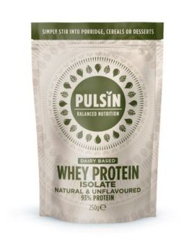 Pulsin whey protein isolate 250g