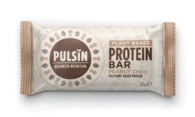 Pulsin Peanut Chocolate Protein Booster Bar 50g-Case of 18