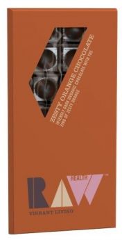 Raw Health Organic Zesty Orange Dark Raw Chocolate 70g
