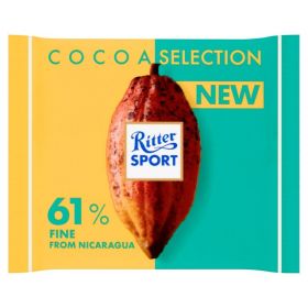 Ritter Sport 61% Cocoa Fine from Nicaragua 100g-single
