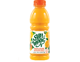 Sun Magic 100% Pure Orange Juice (5 A DAY) 500ml-Case of 12