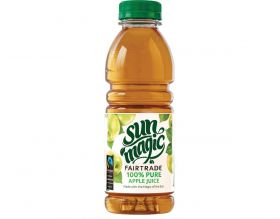 Sun Magic 100% Pure Fairtrade Apple Juice 500ml-Case of 12