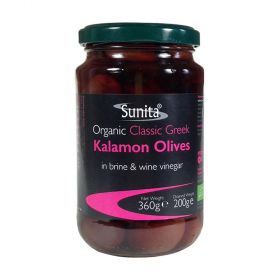Sunita Organic Kalamon Olives 360g
