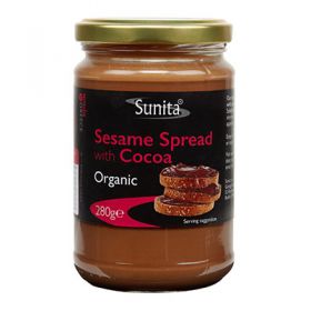 Sunita Org.Sesame Spread With Cocoa 280g