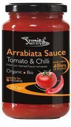 Sunita Organic Arrabiata Sauce 350g