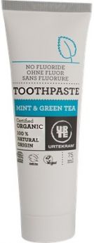 **Urtekram ORG Mint & Green Tea Toothpaste 75ml