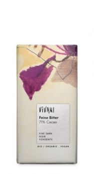 Vivani ORG Dark 71% Cocoa Chocolate 100g-Case of 10