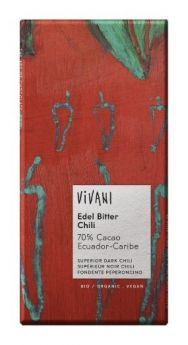 Vivani ORG Superior Dark Chili Chocolate 100g