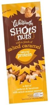 Whitworths Salted Caramel Nuts Shot 25g